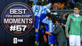 Next Story Image: Argentina's 2 Wonder Strikes vs. Mexico Make Our World Cup Top 100 Moments List